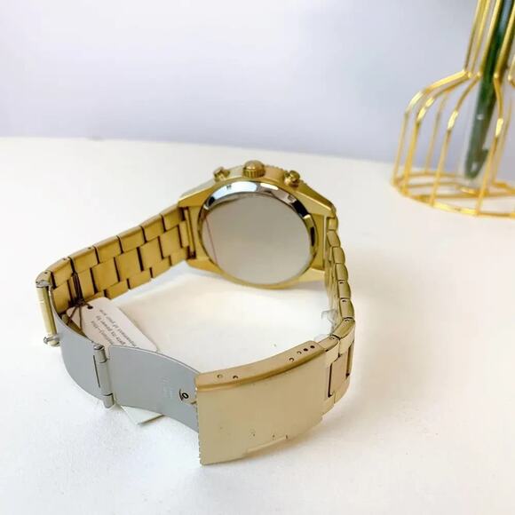 NWT Fossil Brox Automatic Gold-Tone Stainless Steel Watch BQ2667 - Picture 5 of 7